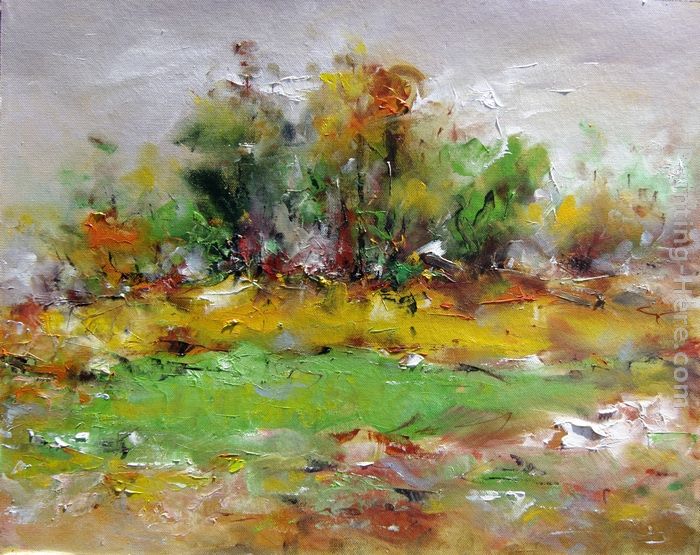 Meadow 01 painting - Ioan Popei Meadow 01 art painting